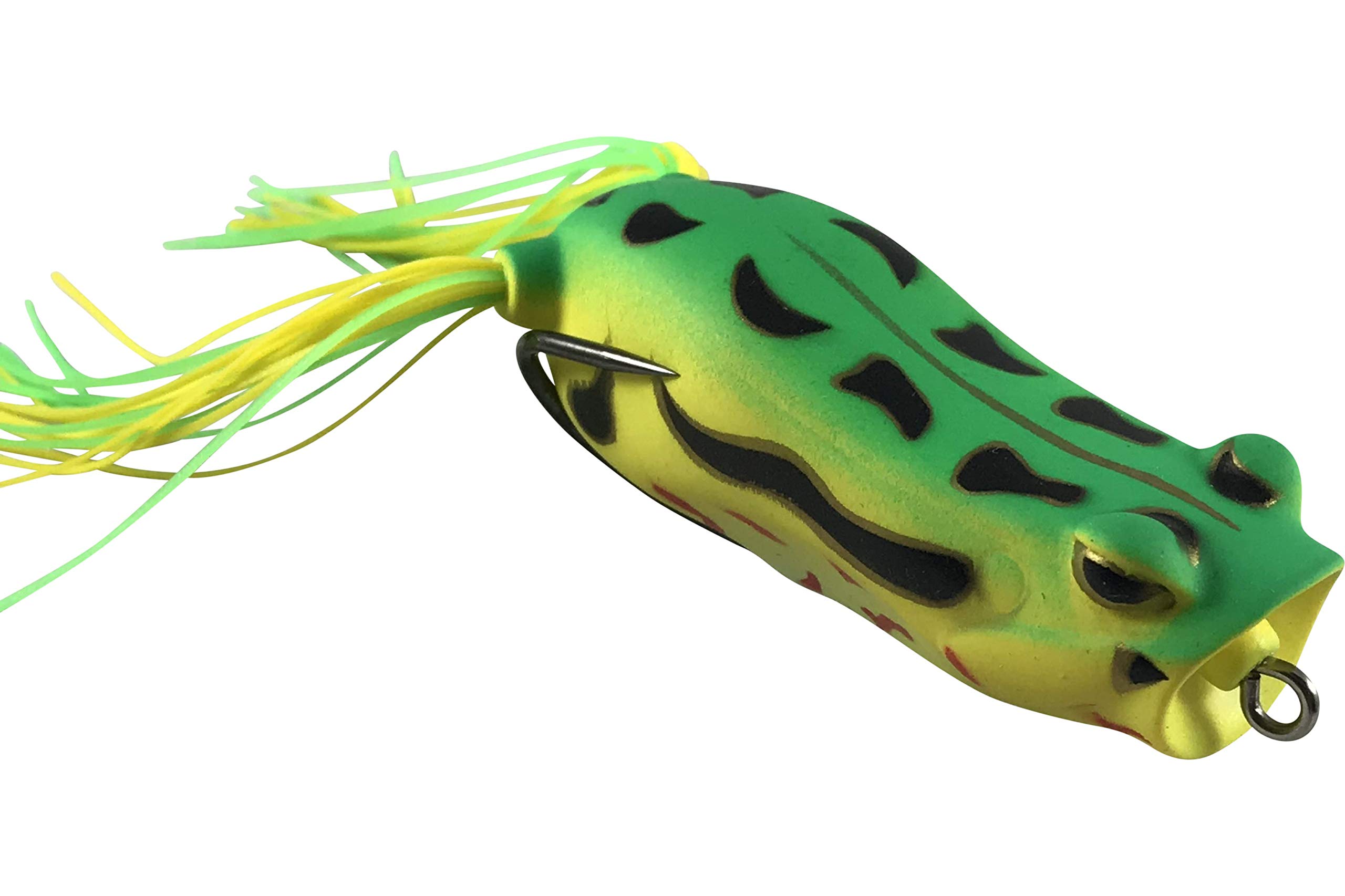 Blitz Popper Phrog - Hollow Body Frog Lure for Bass Fishing | Topwater Bait for Freshwater & Saltwater | Weedless Frog Lure for Pond, Lake & River Fishing