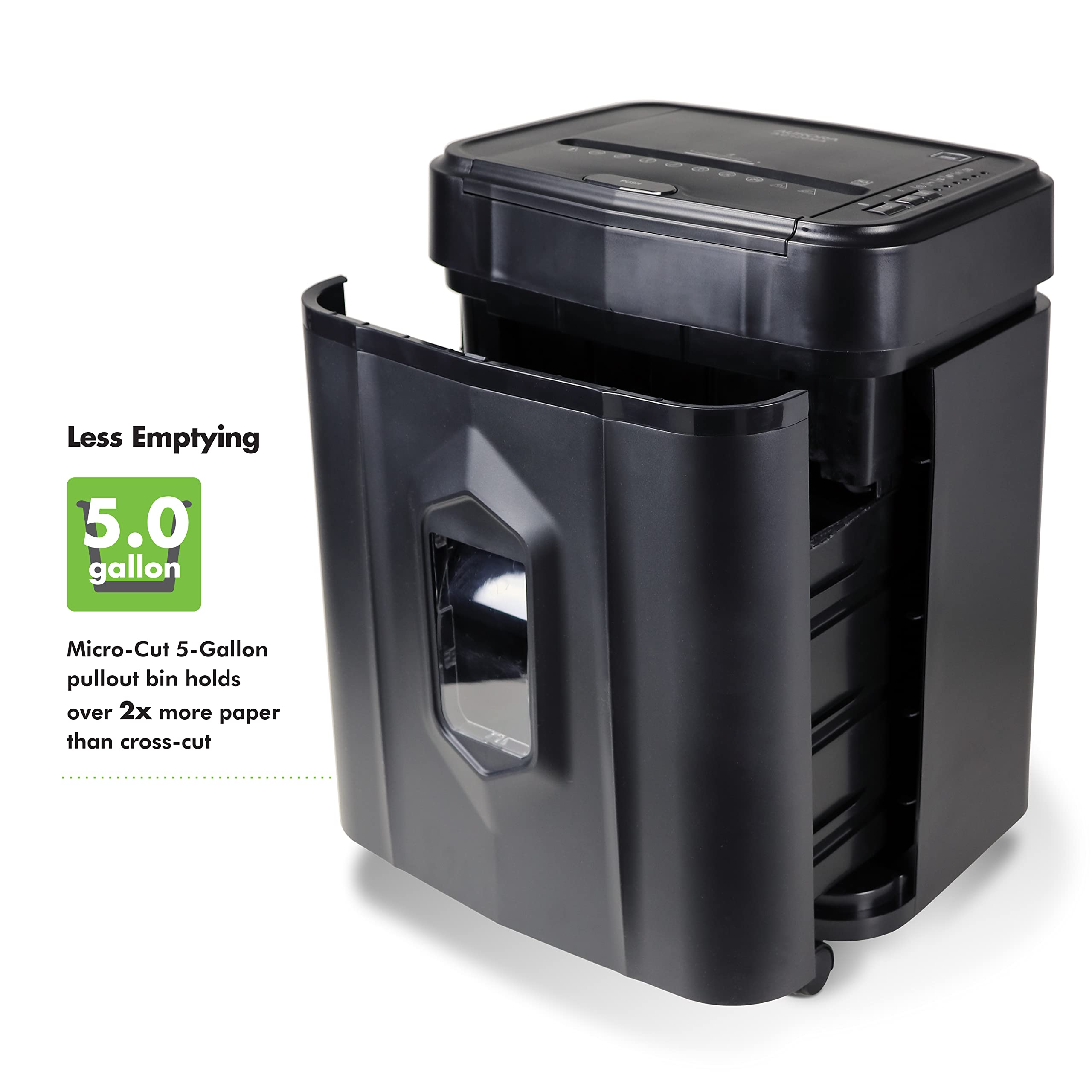 Aurora AU120MA 120-Sheet Auto Feed High Security Micro-Cut Paper Shredder - 30 Minute Run Time (Black) | Ideal for Office, Home & Small Business Document Security