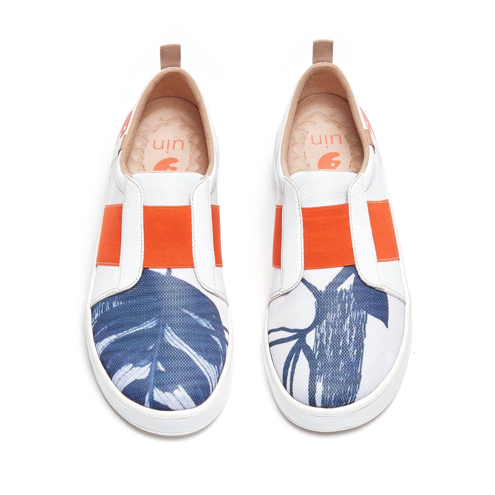UIN Men's Fashion Sneakers - Lightweight Walking Shoes, Casual Slip-On Loafers with Artistic Painting | Athletic Travel & Skate Shoes | Perfect for Daily Wear, Gym, Travel & Street Style
