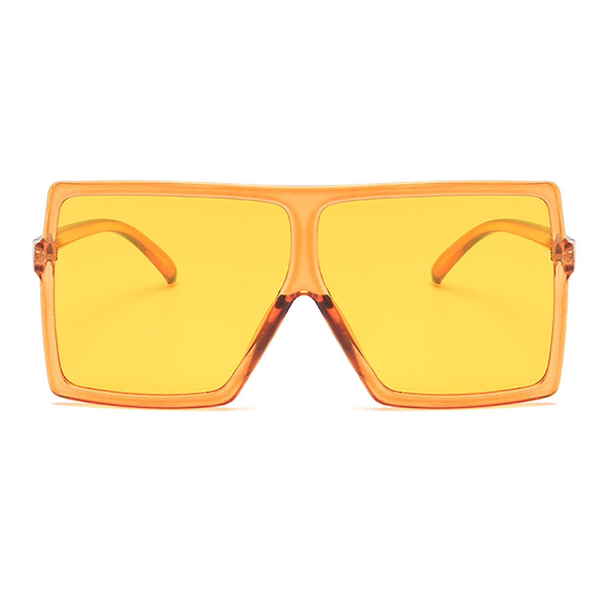 70mm Oversized Flat Top Sunglasses for Women & Men - UV Protection Fashion Shades for Beach, Driving & Outdoor Activities
