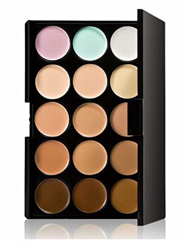 Wiffy Highlight Makeup Concealer Palette - Multi Color Corrector for Dark Circles & Blemishes - Perfect for Contouring, Highlighting & Everyday Makeup Routine