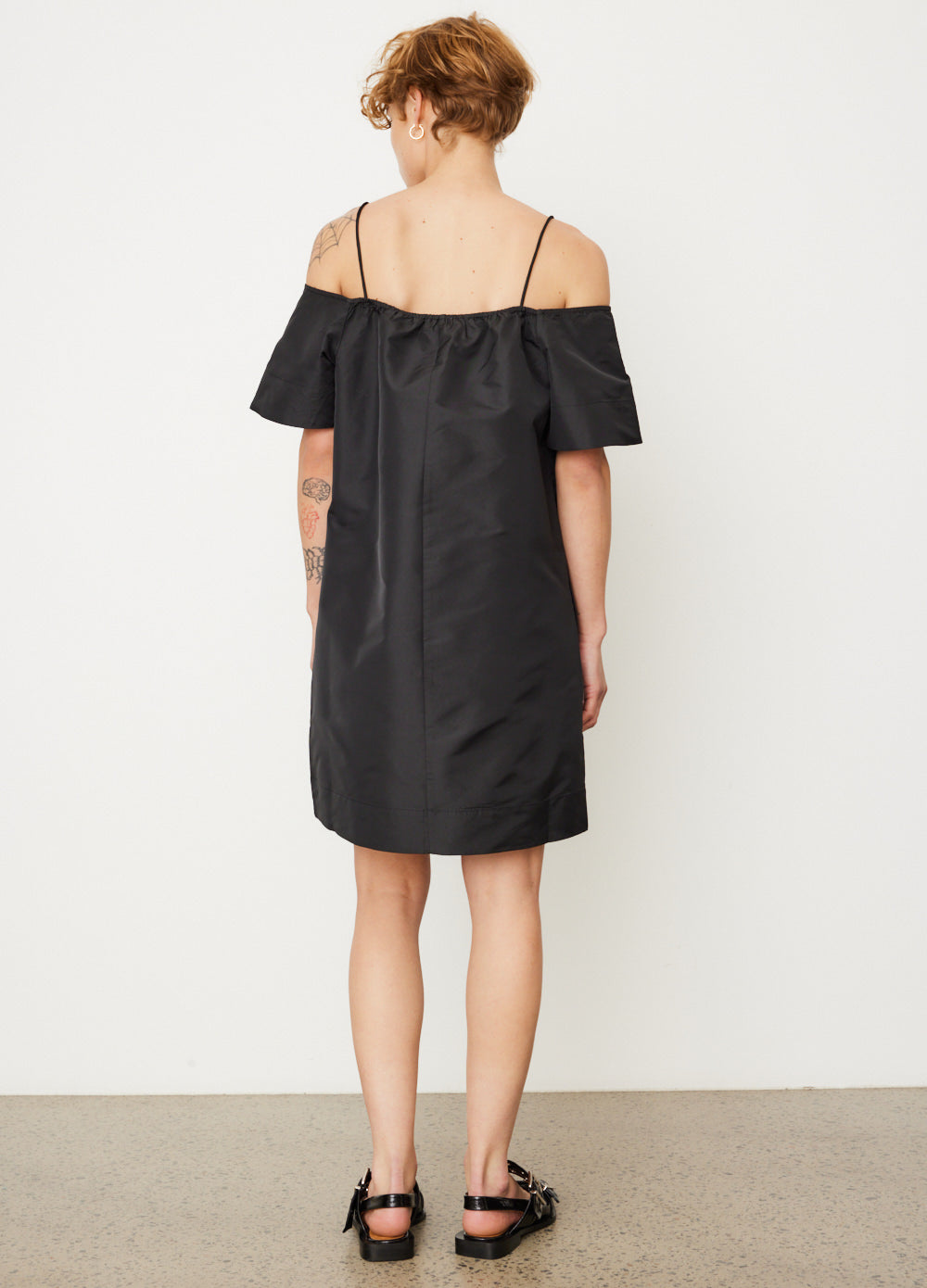 Elegant Beaded Taffeta Mini Dress for Women - Party, Cocktail & Evening Wear - Perfect for Weddings, Date Nights & Special Occasions