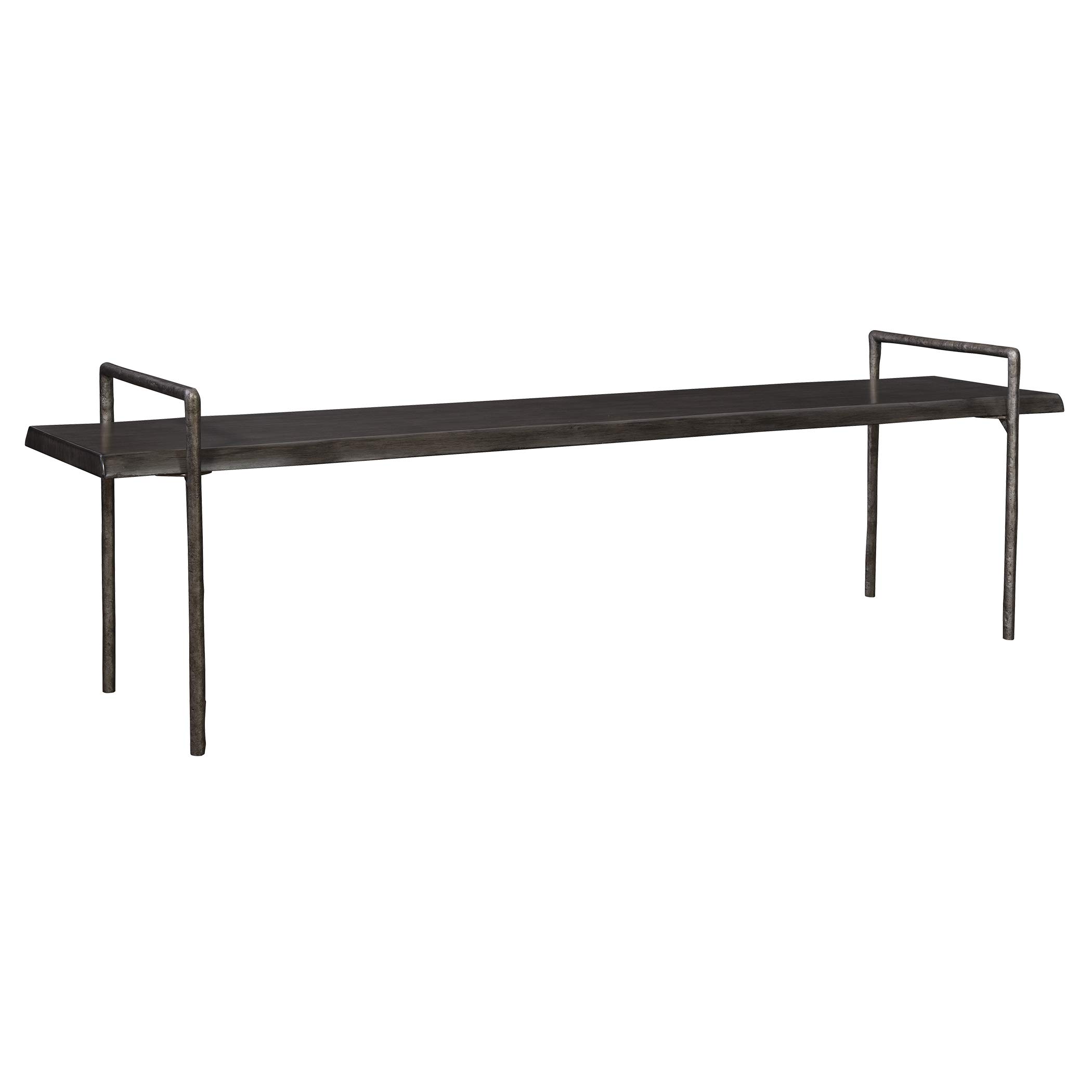 Chandos Solid Wood Bench - Handcrafted Rustic Wooden Bench for Indoor & Outdoor Use - Perfect for Patio, Garden, Porch, and Entryway Decor