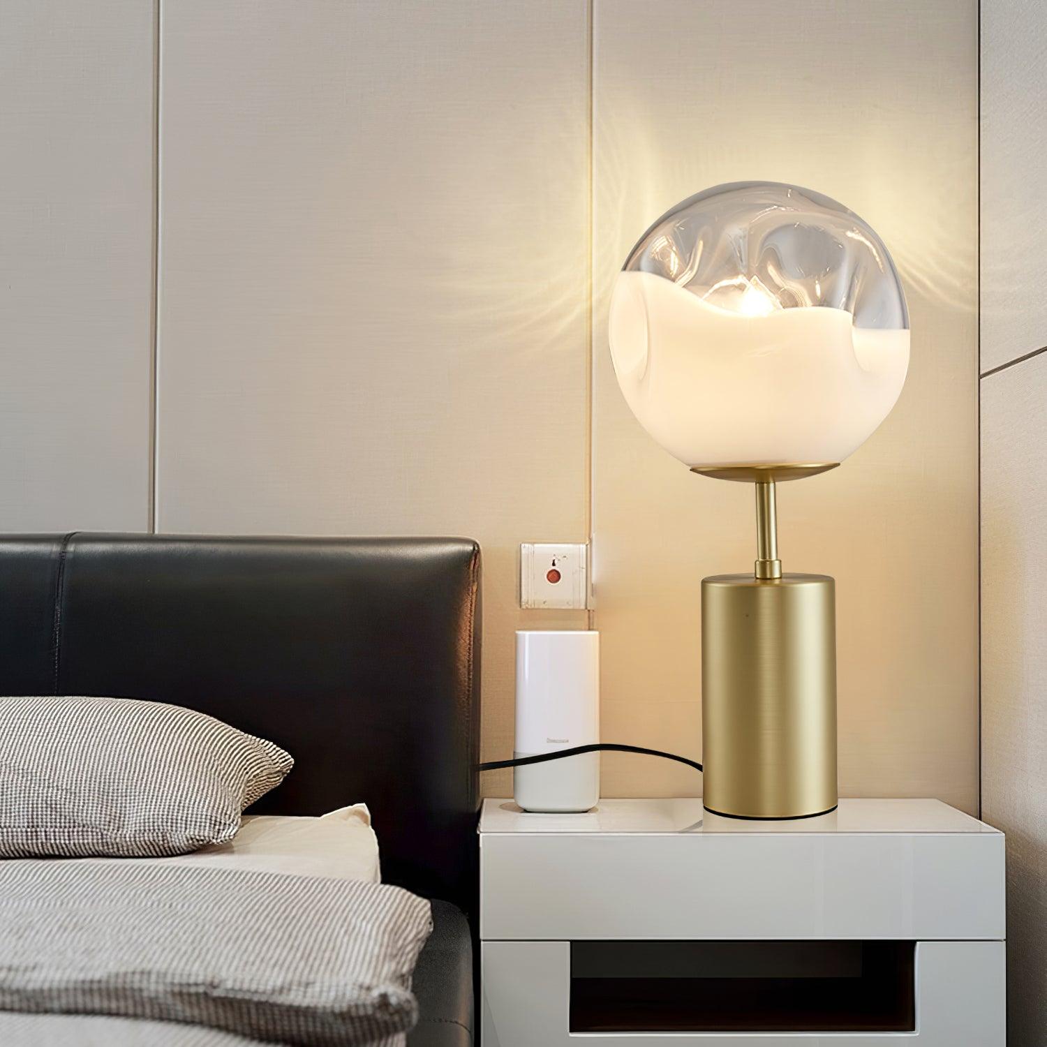 Ecar Table Lamp - Modern LED Desk Light with Adjustable Brightness for Home, Office, and Study Room - Perfect for Reading, Working, and Nightstand Use