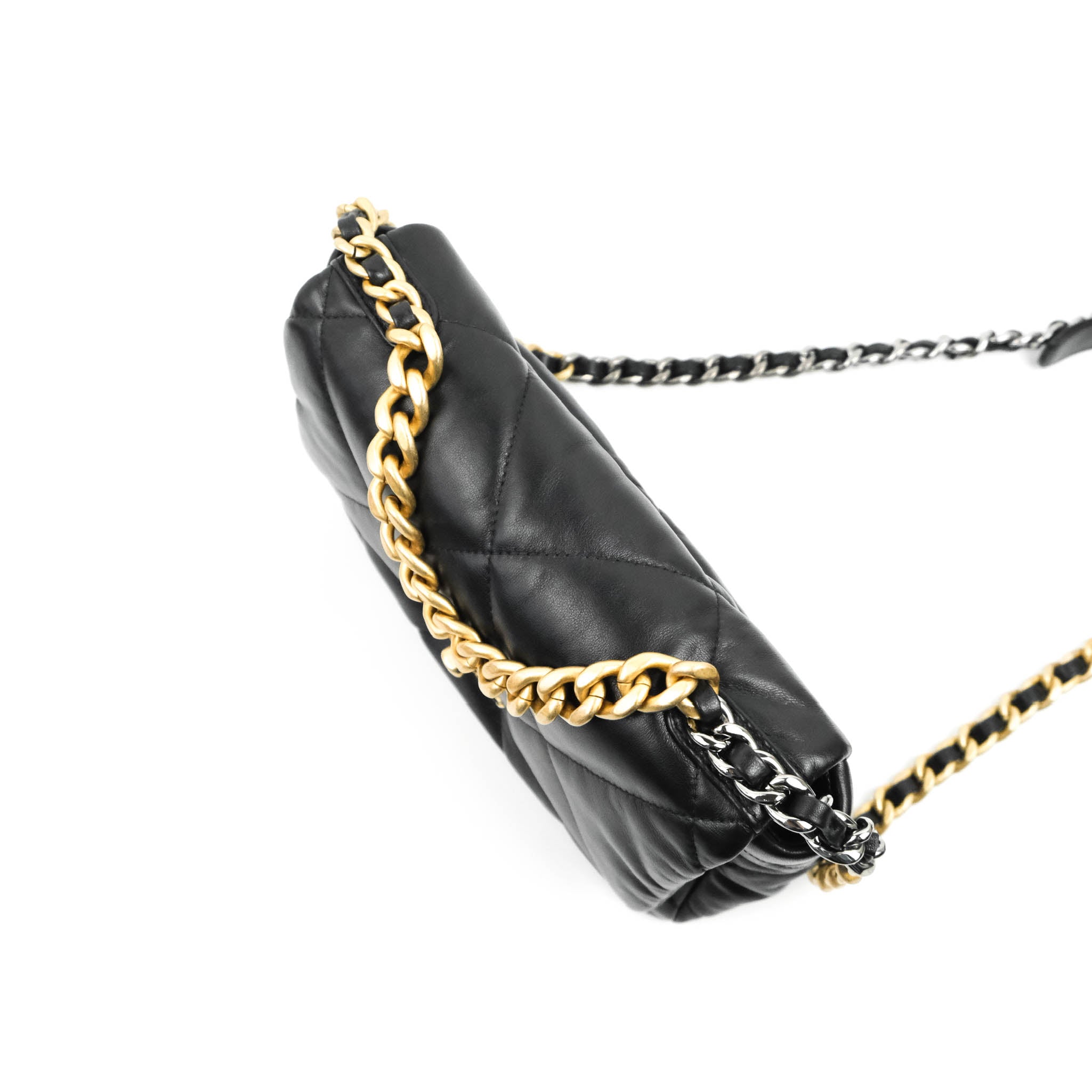 Chanel 19 Small Handbag Black Mixed Hardware - Luxury Designer Crossbody Bag for Women, Perfect for Date Night & Evening Events