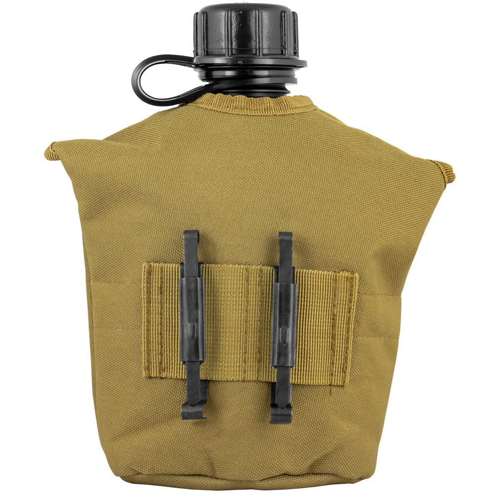 1 Qt. Insulated Canteen Cover - Durable & Leak-Proof Water Bottle Cover for Hiking, Camping & Outdoor Adventures