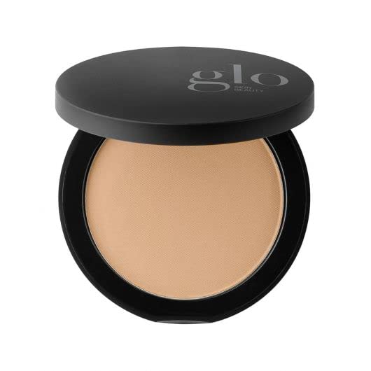 Glo Skin Beauty Pressed Base Foundation - Flexible, Weightless, Long-Lasting Full Coverage for Radiant Natural Finish (Honey Medium) | Perfect for Daily Wear, Special Occasions & Photo Shoots