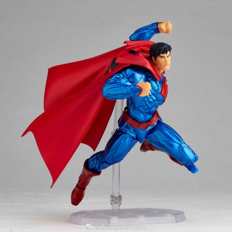 Amazing Yamaguchi Revoltech No. 027 Superman Action Figure - Highly Articulated Collectible for Display & Photography | Perfect for DC Fans, Toy Collectors & Home Decor