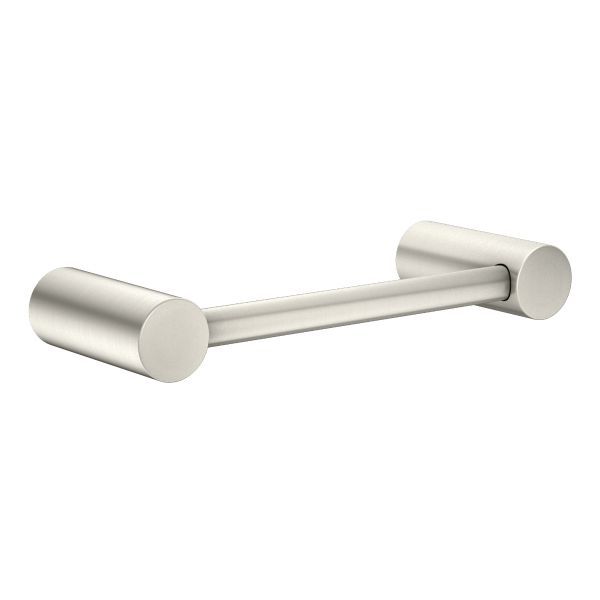 Moen Align 8-Inch Mini Towel Bar in Brushed Nickel - YB0486BN - Perfect for Bathroom, Kitchen, and Small Space Storage