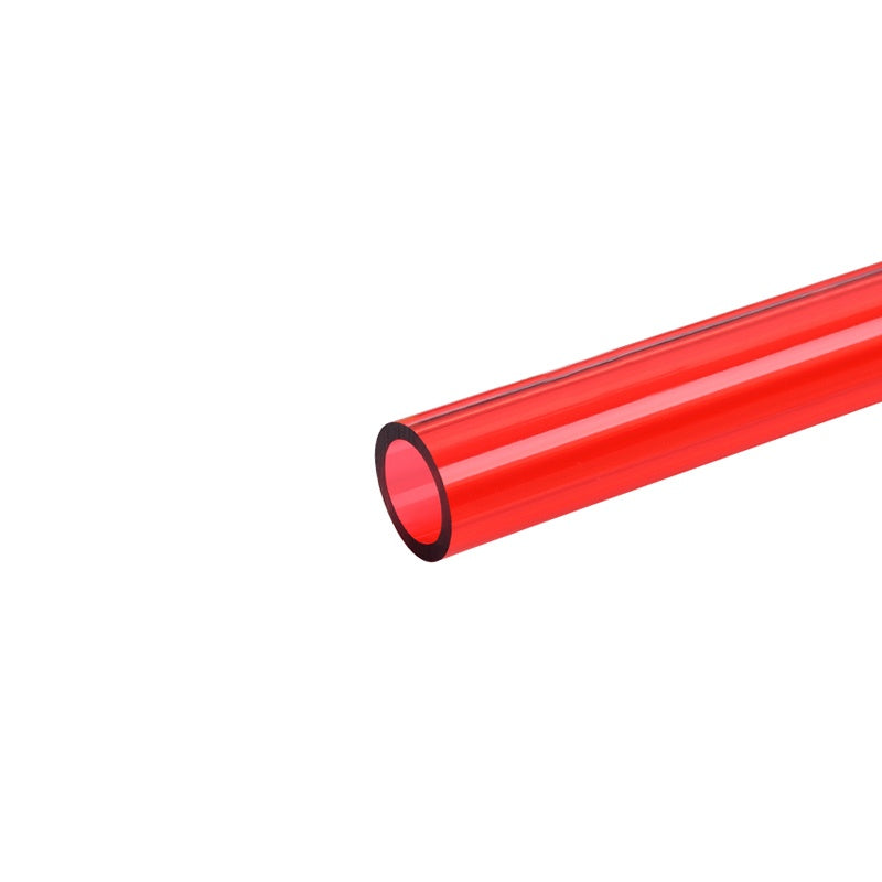 Bitspower Crystal Link Acrylic Tube 16MM OD 1 Meter Ice Red - Premium PC Water Cooling Tubing for Custom Liquid Cooling Systems, Gaming Rigs & PC Modding