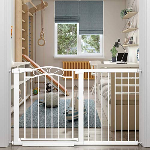 **Fairy Baby Safety Gate for Doorways, Stairs, and Hallways - Adjustable Pressure Mounted (51.57