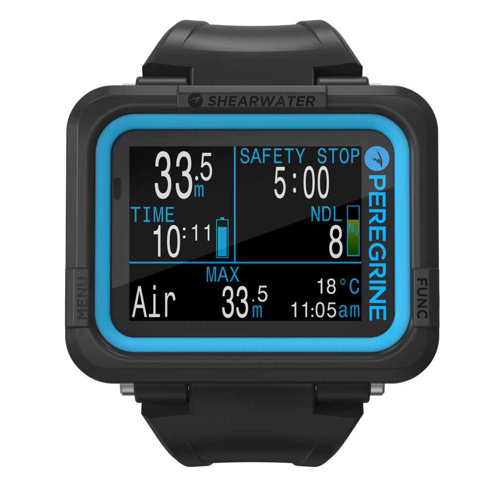 Shearwater Peregrine Dive Computer - Professional Scuba Diving Gear for Underwater Exploration & Adventure | Perfect for Recreational & Technical Divers