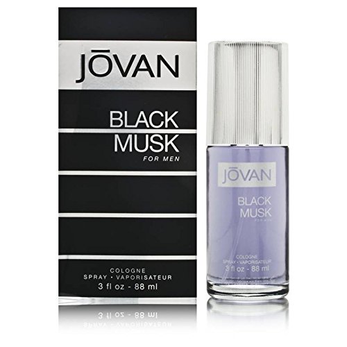 Jovan Black Musk Cologne for Men by Coty - 3.0 oz Cologne Spray, Long-Lasting Fragrance, Gift Ready Packaging | Perfect for Date Night, Office & Special Occasions