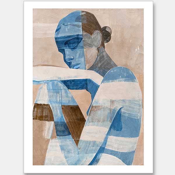 Celeste Unframed Art Print - Beautiful Wall Decor for Home, Office & Gifts - Perfect for Living Room, Bedroom & Workspace Aesthetics