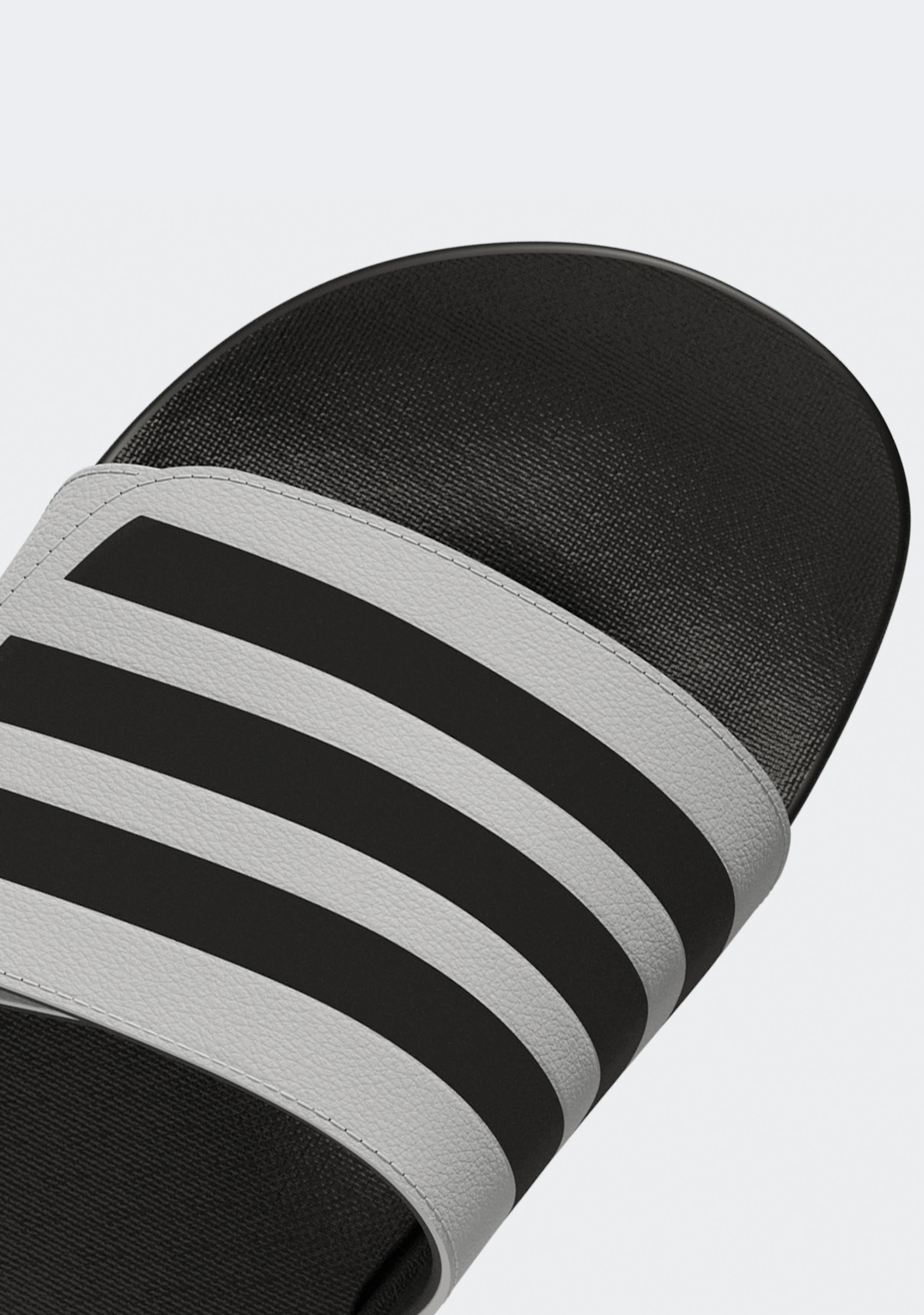 Adidas Men's Adilette Comfort Adjustable Slides - Lightweight & Cushioned Shower Sandals for Pool, Beach, Gym & Lounge