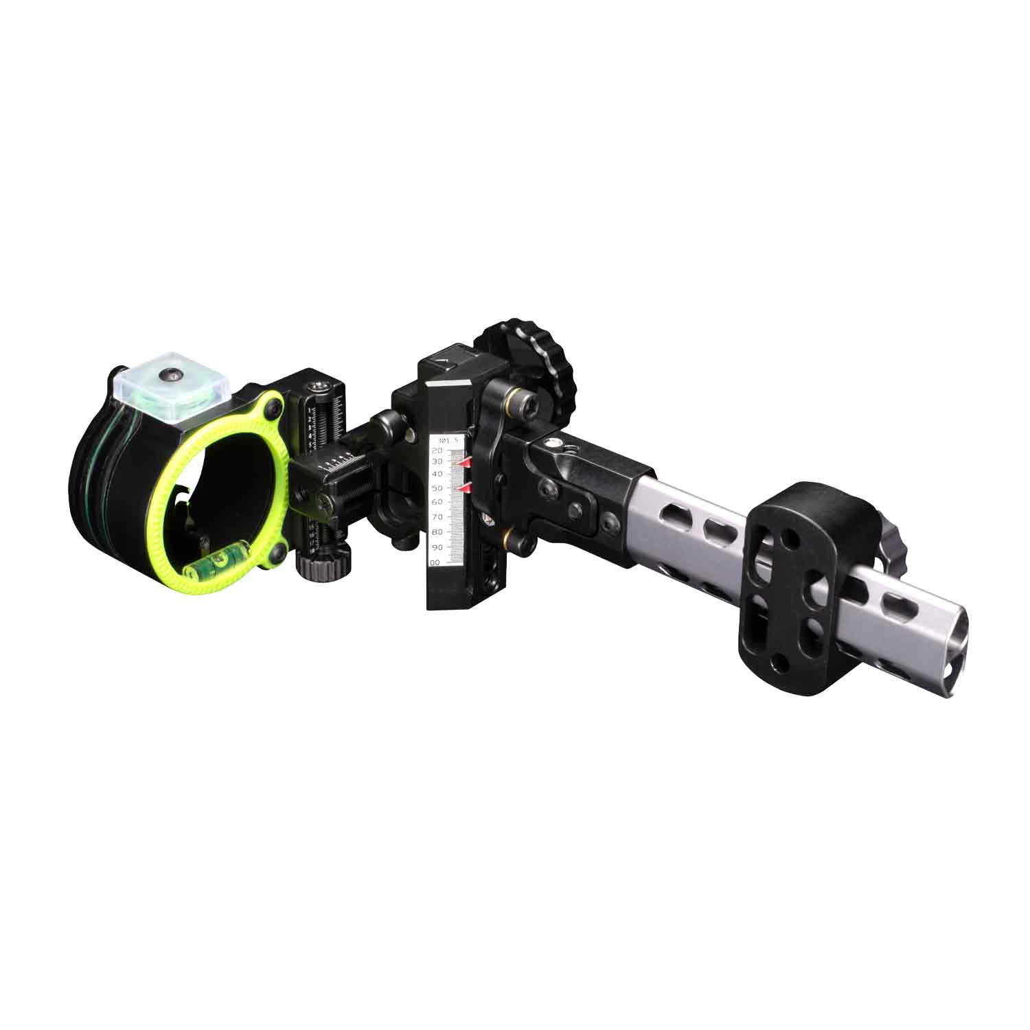 Black Gold Dual Trac Vertical 2 Pin Bow Sight with Wing Truss Base - Precision Archery Sight for Hunting & Target Practice
