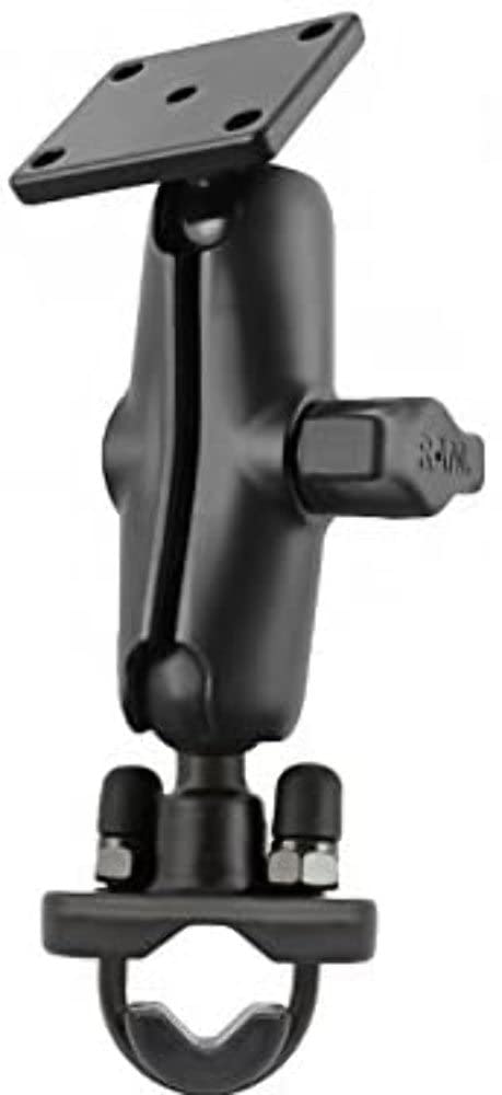 RAM Mount RAM-B-149Z-347U 摩托车把手支架 - 兼容Garmin Zumo/TomTom Rider 2 中型连接器，适用于长途骑行和导航