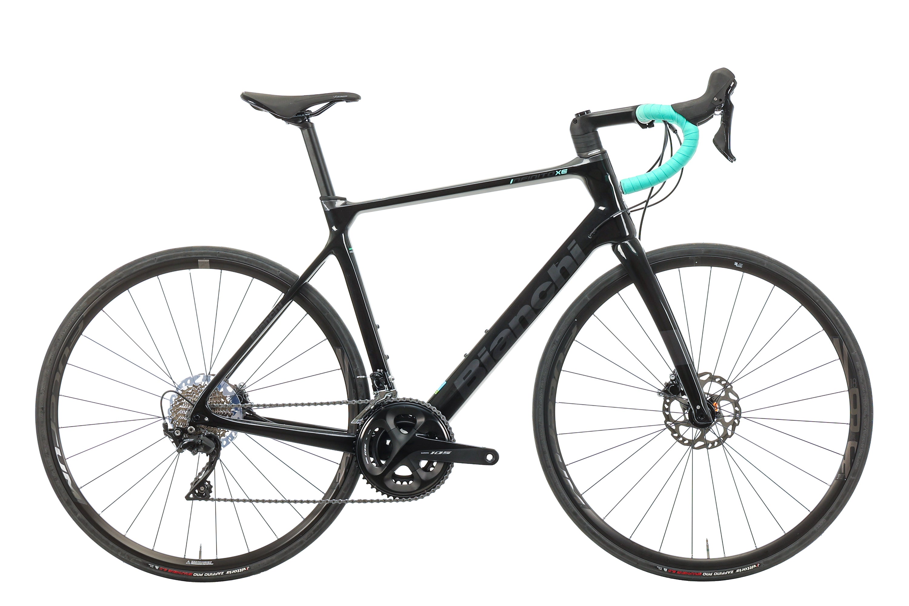 Bianchi Infinito XE 105 Road Bike 2023 - 57cm Carbon Frame, Shimano 105 Groupset | Perfect for Endurance Riding, Long-Distance Cycling & Road Racing