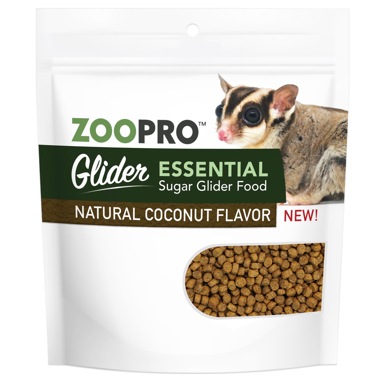 Premium ZooPro Glider Essential Sugar Glider Food - Complete Nutrition for Pet Sugar Gliders - Perfect for Daily Feeding & Treats at Home or Travel