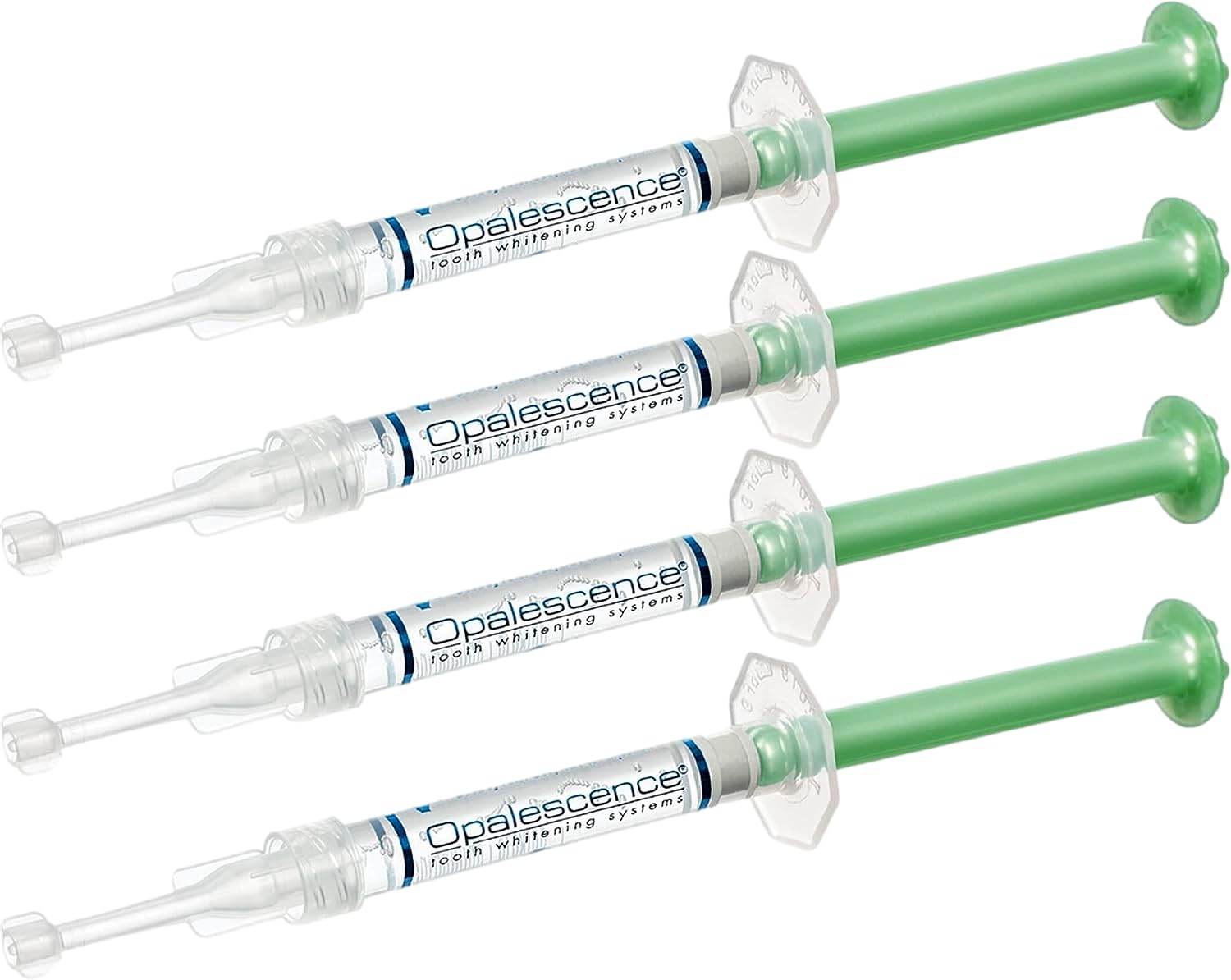 Opalescence 10% Teeth Whitening Kit with Carbamide Peroxide - 2 Pack (4 Gel Syringes) for Sensitive Teeth - Fluoride Enamel Safe - Professional Whitening Treatment at Home - Made in USA | Brighten Smile for Weddings, Photos & Special Events