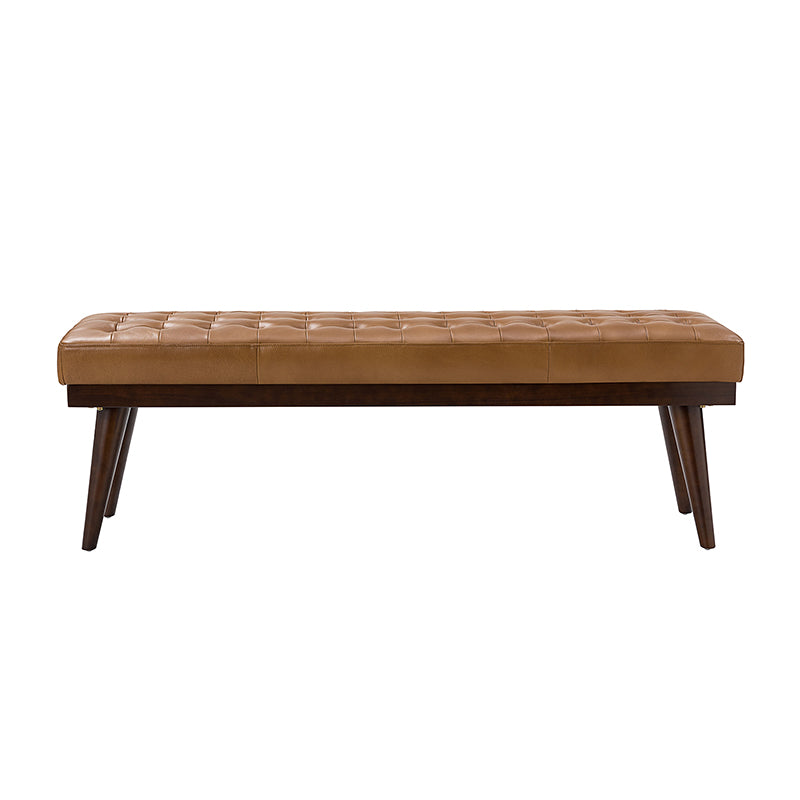 Emilio Mid Century Modern Multifunctional Design Bench - Entryway, Living Room & Bedroom Storage Furniture for Home Decor