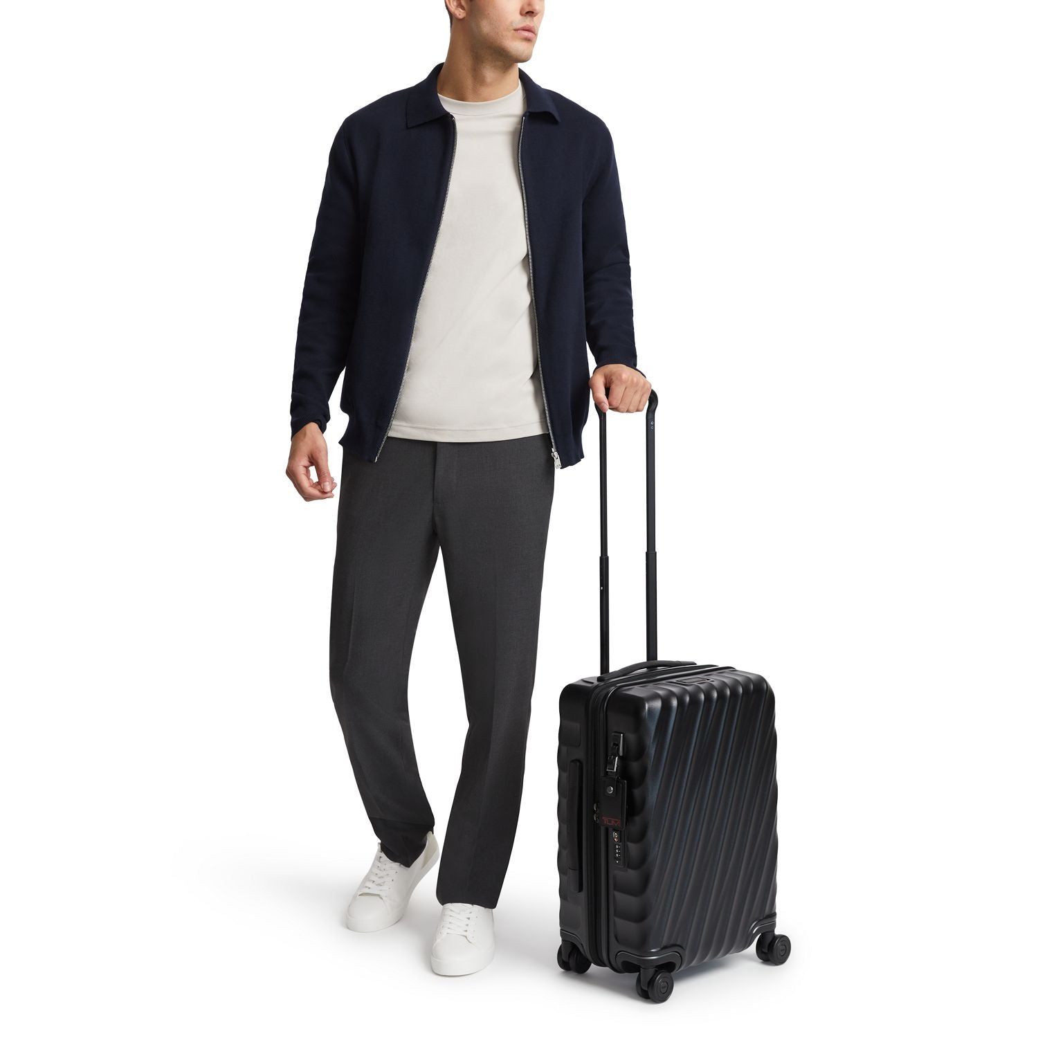 Tumi 19 Degree International Expandable 4 Wheeled Carry On Luggage - Lightweight Spinner Suitcase for Business Travel & Weekend Getaways
