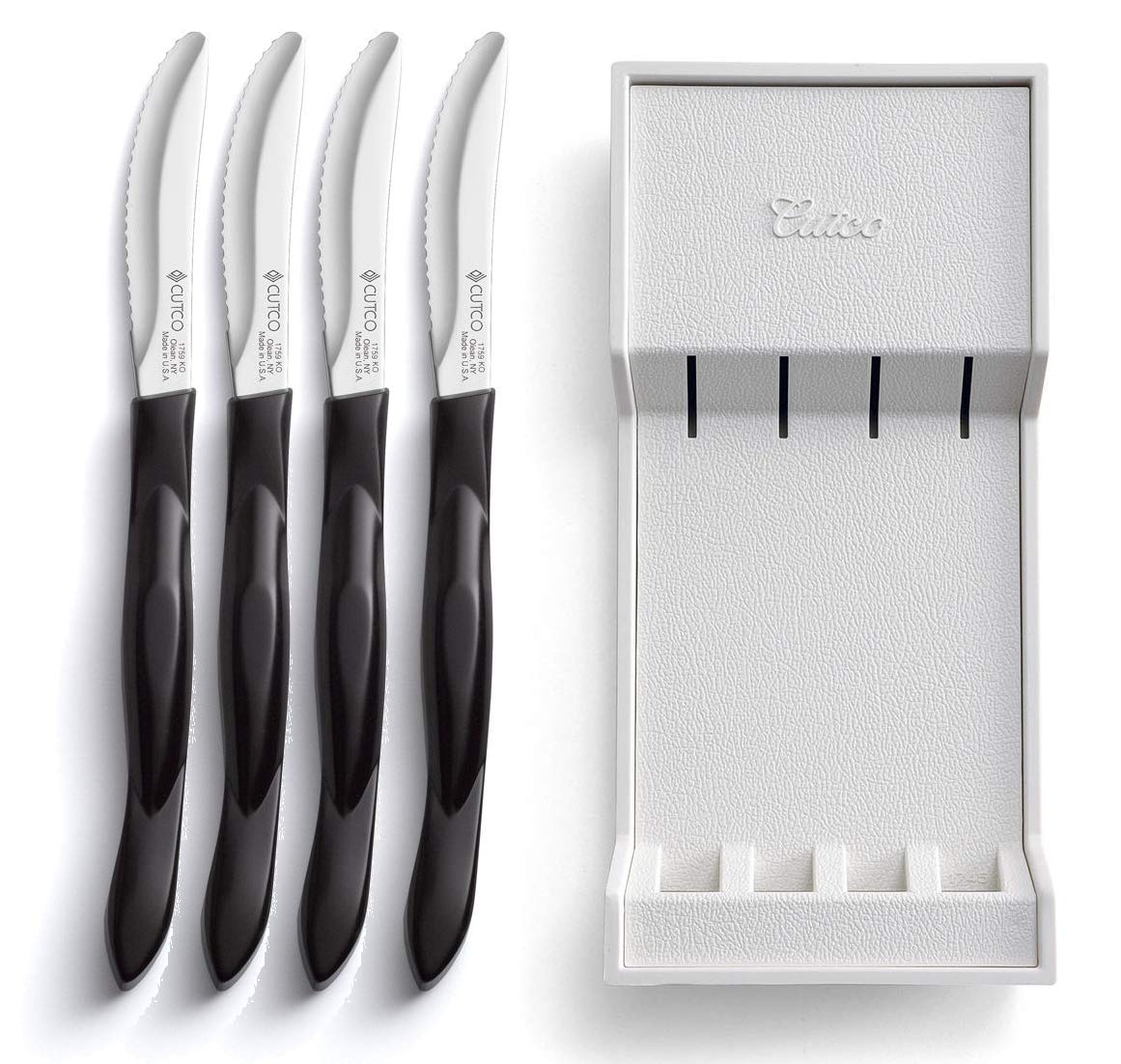Cutco 4-Piece Table Knife Set with Dishwasher-Safe Tray - 8.4