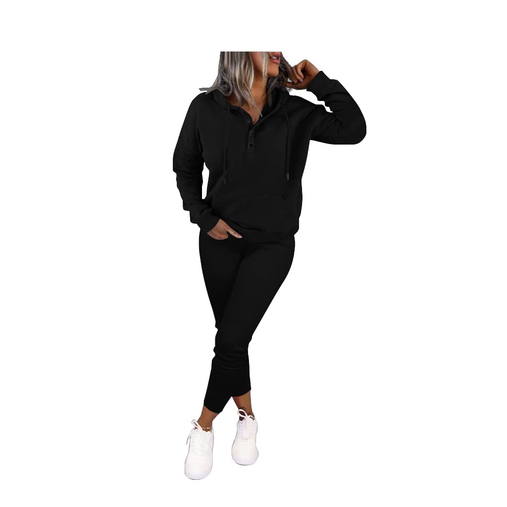 Nimsruc Women's Two Piece Jogging Suits - Casual Sweatsuit Set with Jogger Pants | Perfect for Workout, Yoga, Gym & Lounge Wear