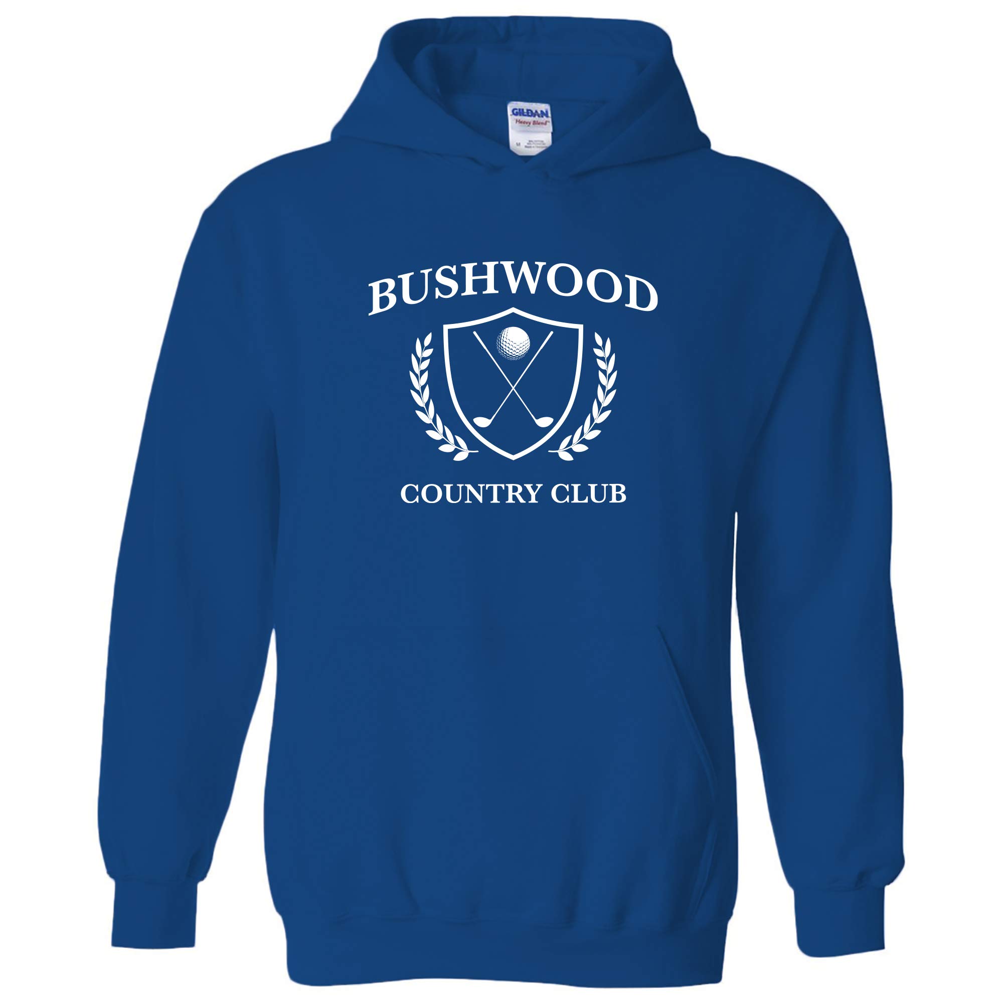 UGP Campus Apparel Bushwood Country Club Funny Golf Caddy Hoodie - Comfortable Pullover Sweatshirt for Golf Enthusiasts & Country Club Members - Perfect for Golf Courses, Casual Wear & Sports Events