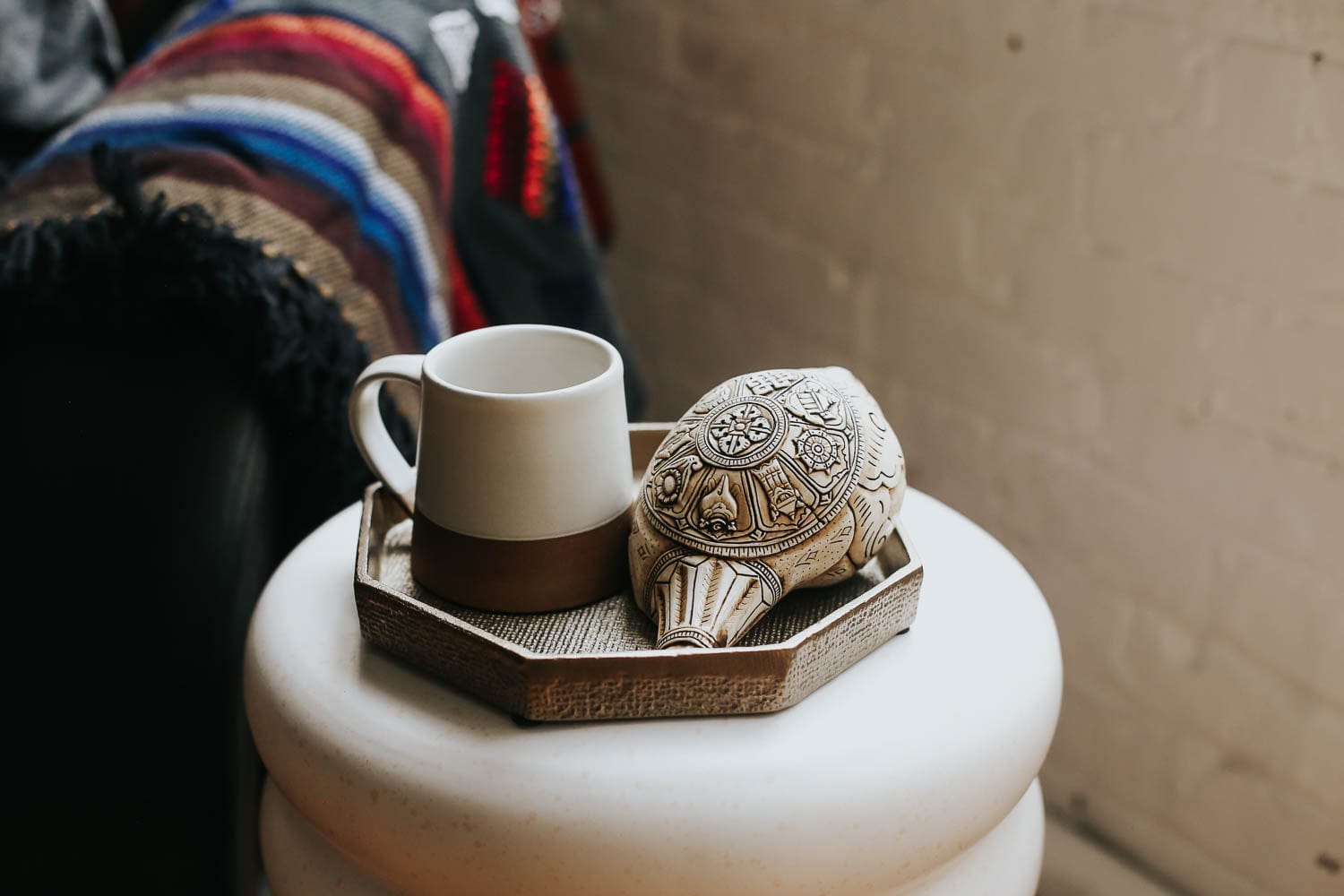 Premium Handcrafted Himalayan Stoneware Mug - Eco-Friendly & Durable Ceramic Coffee Cup for Home, Office & Camping - Perfect for Tea, Coffee & Hot Beverages