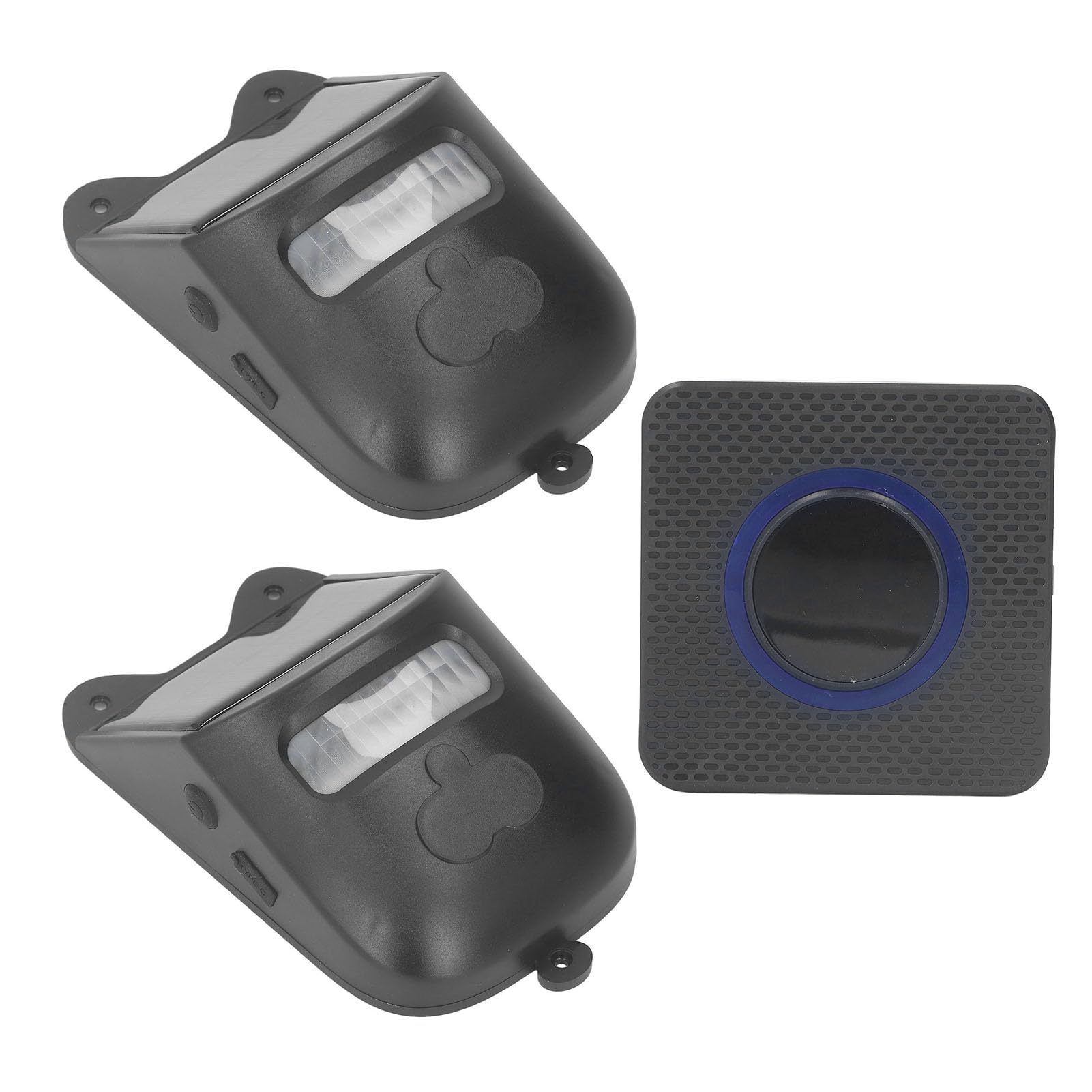 Long Range Solar Wireless Driveway Alarm System - Weatherproof Outdoor Motion Detector with 129dB Siren & LED Alert - Home Security for Yard, Garage, Farm & Property Protection (Ideal for Driveways, Backyards & Perimeter Security)