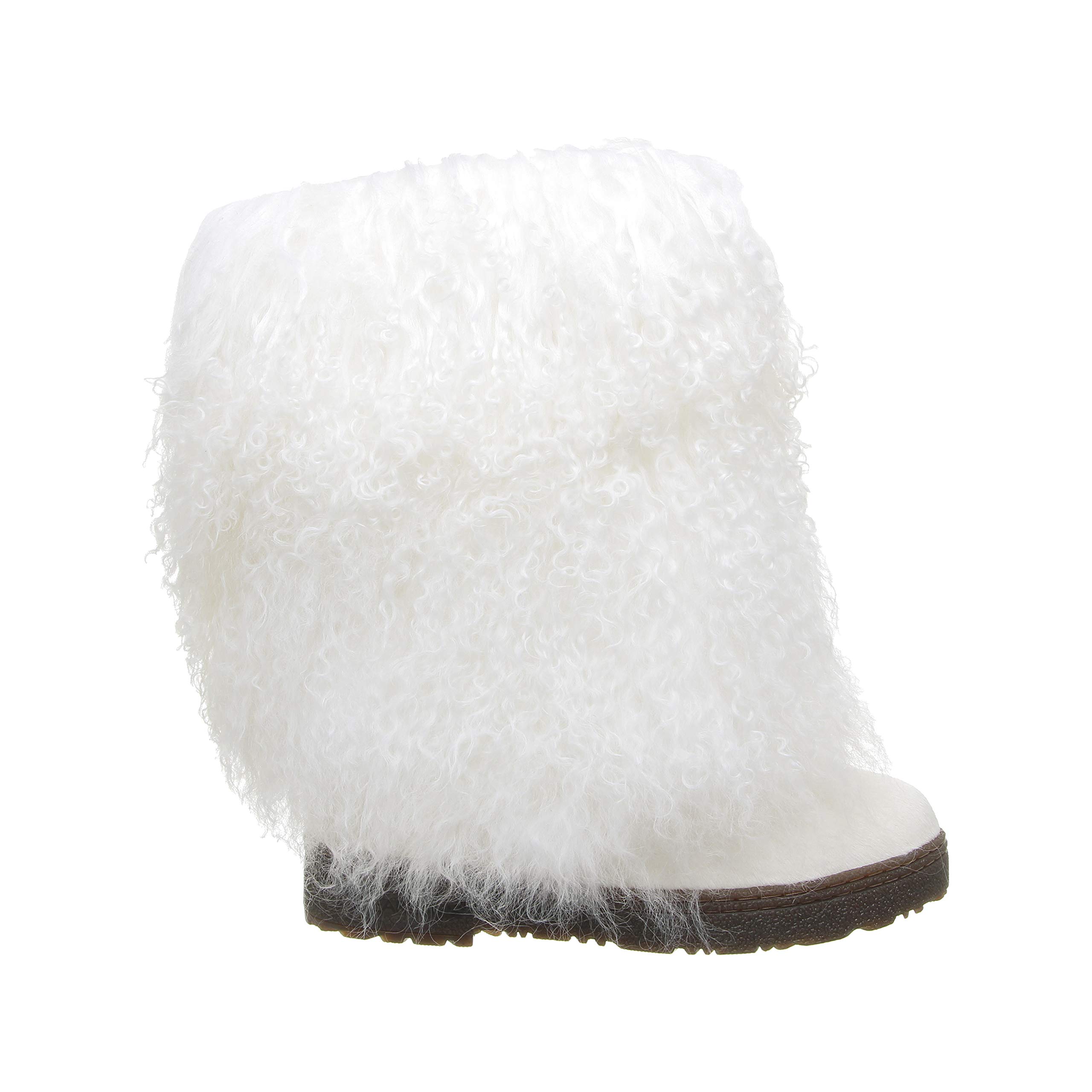 BEARPAW Women's Boetis Winter Boots - Slip On, Natural Fur Lined, Multiple Colors - Cozy & Comfortable for Snow, Casual Wear & Outdoor Activities