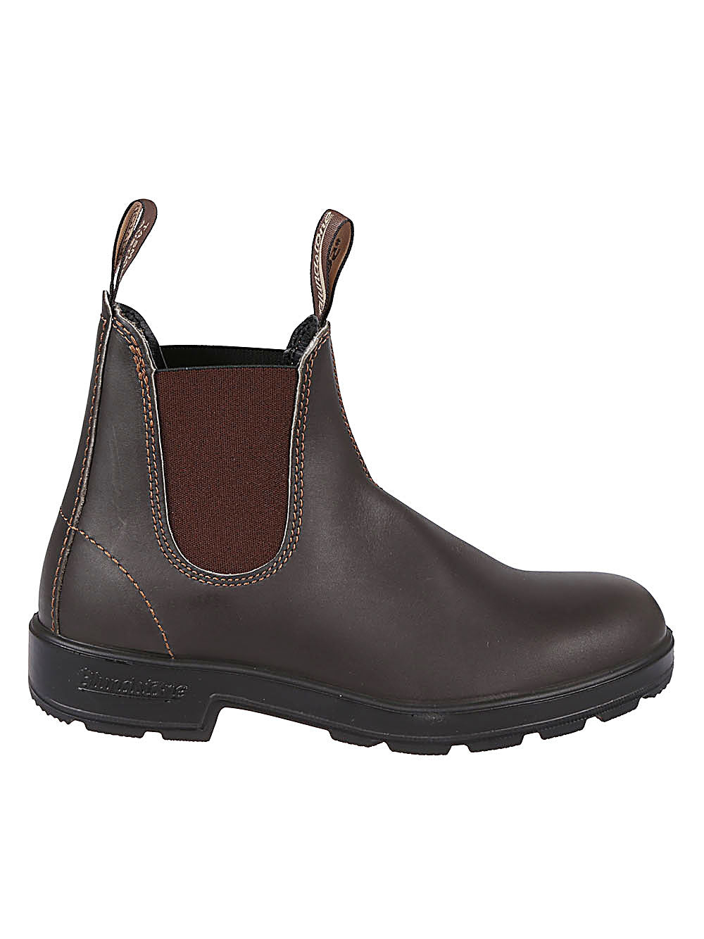 Blundstone Brown Leather Chelsea Boots for Men & Women - Comfortable Slip-On Ankle Boots for Work, Hiking & Outdoor Activities