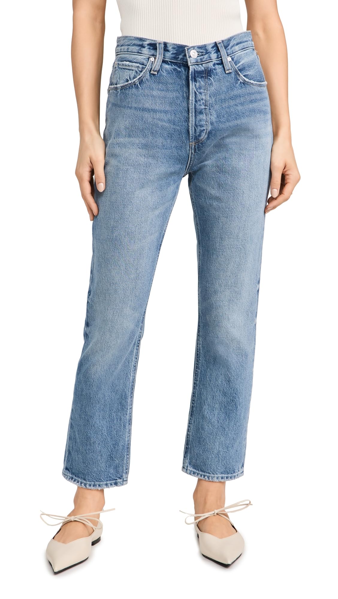 PAIGE Women's Billy Crop Jeans - High Waist Skinny Denim Pants for Casual & Work | Perfect for Everyday Wear, Office & Weekend Outfits