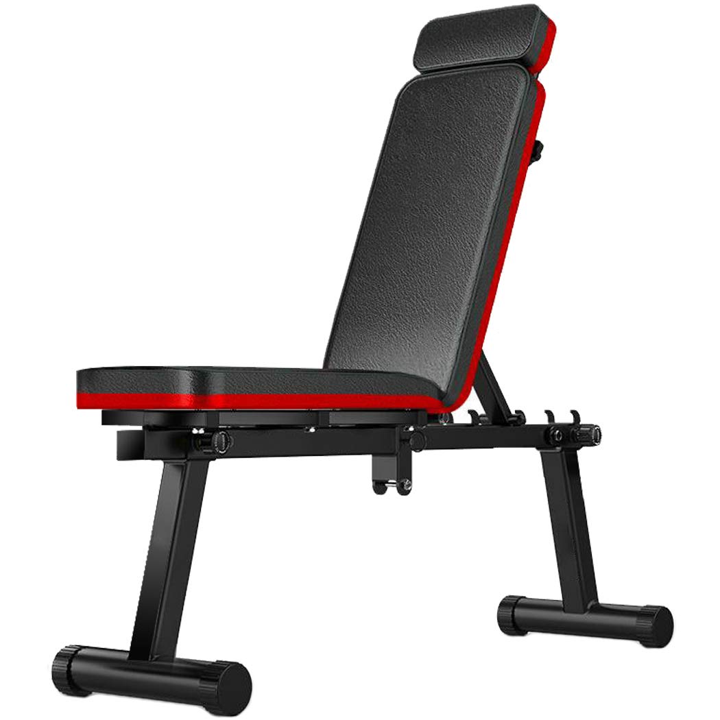 Adjustable Weight Bench for Full Body Workout - Foldable Exercise Bench for Home Gym, Strength Training, Sit Ups & Ab Workouts - Perfect for Home Fitness, Weight Lifting & Core Exercises