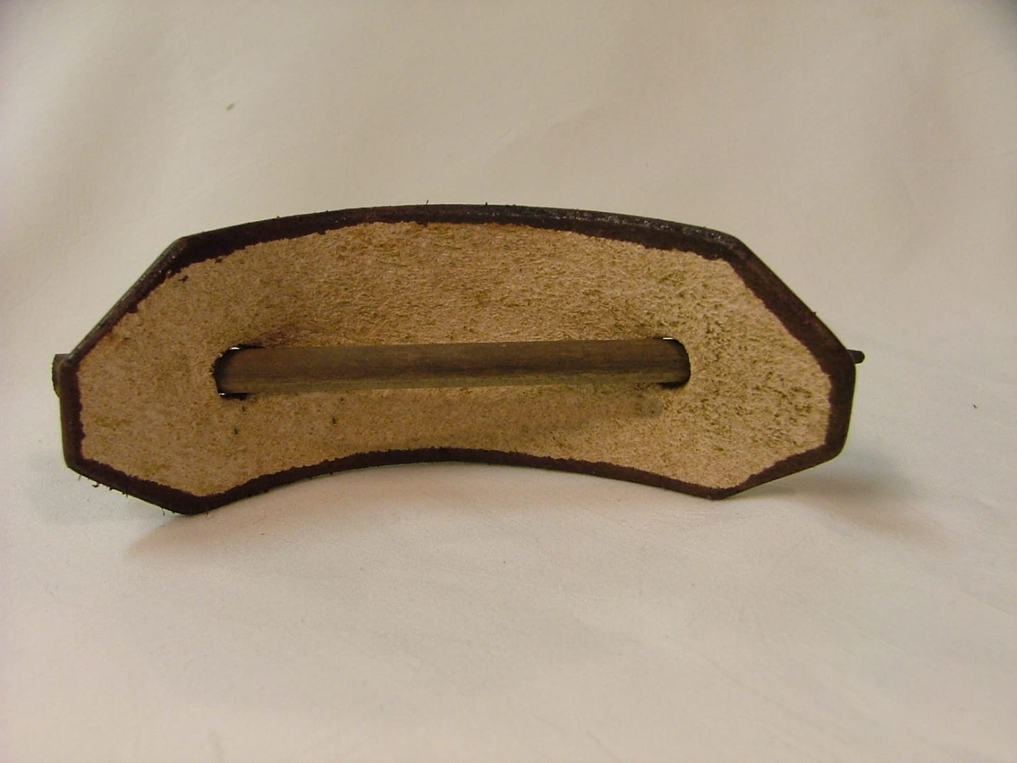 Handmade Leather Hair Clip Barrette - Genuine Leather Ponytail Holder with Stick - Handcrafted Hair Accessories for Women (4 Colors) - Perfect for Office, Weddings & Everyday Styling - BT2008