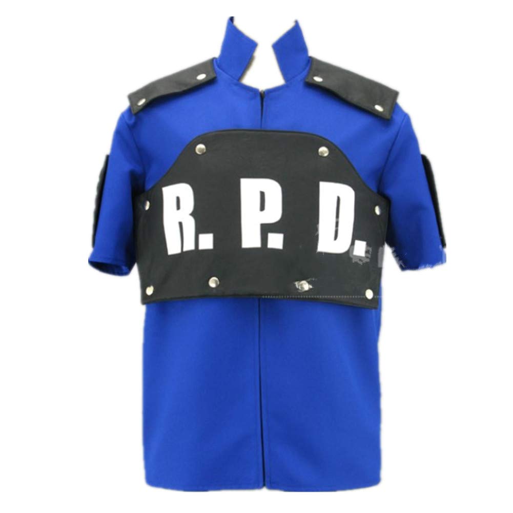 Leon Scott Kennedy Cosplay Costume - Resident Evil Halloween Party Outfit, Christmas Cosplay Jacket for Anime Conventions & Gaming Events