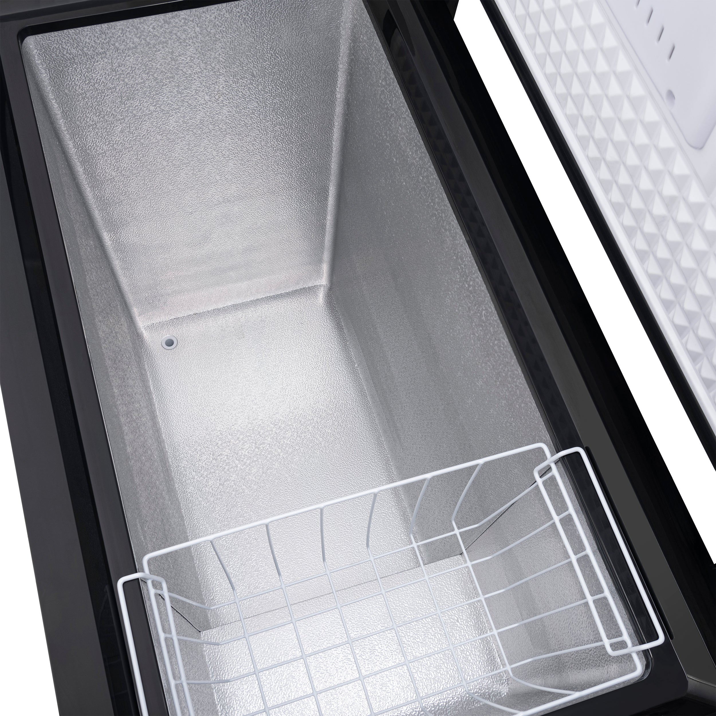Newair® 6.7 Cu. Ft. Compact Chest Freezer - Energy Efficient Deep Freezer for Home, Garage, or Basement - Perfect for Storing Meat, Frozen Food & Ice Cream - Black