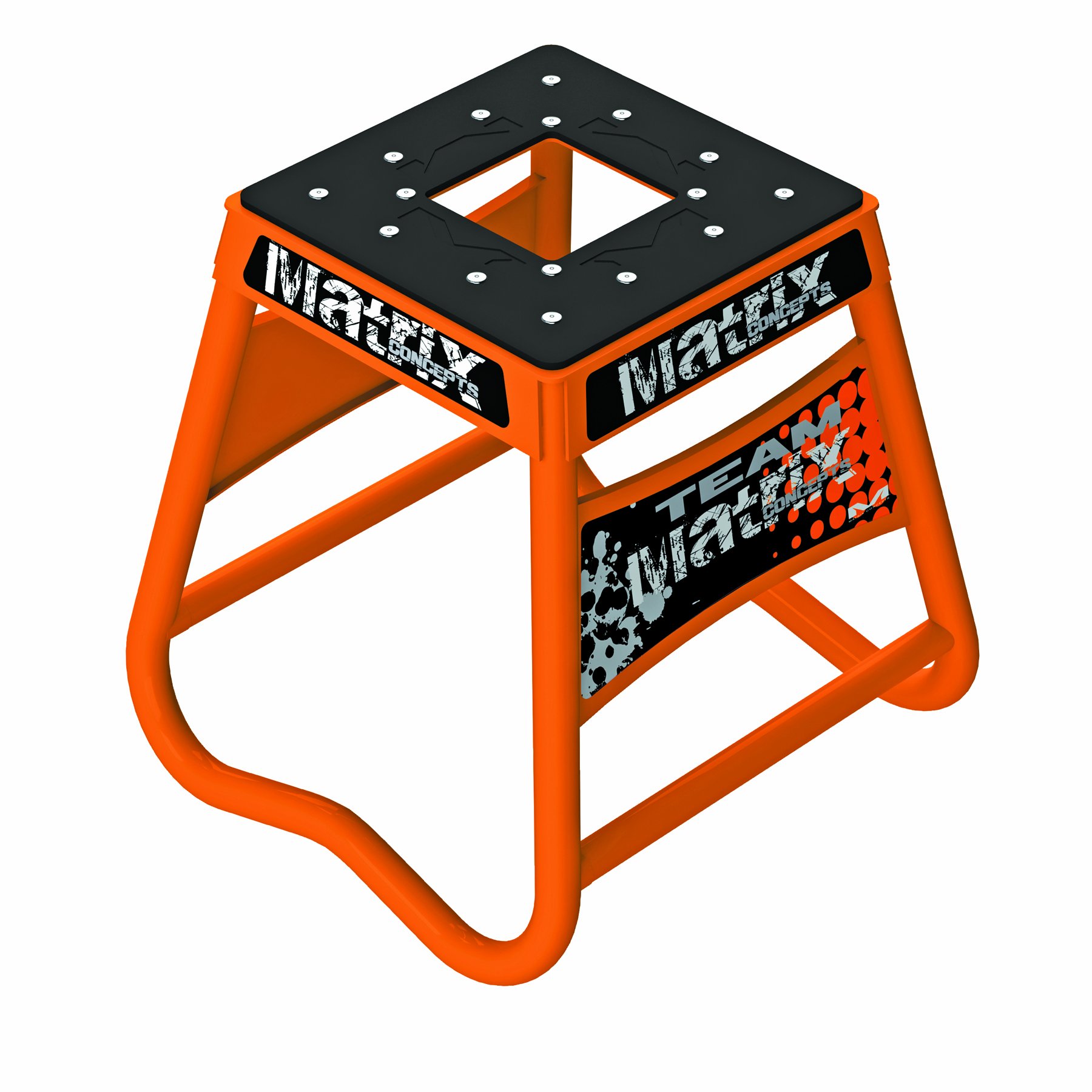 Matrix Concepts A2 Aluminum Stand - Lightweight & Durable Orange Photography Stand for Studio, Outdoor & Event Photography