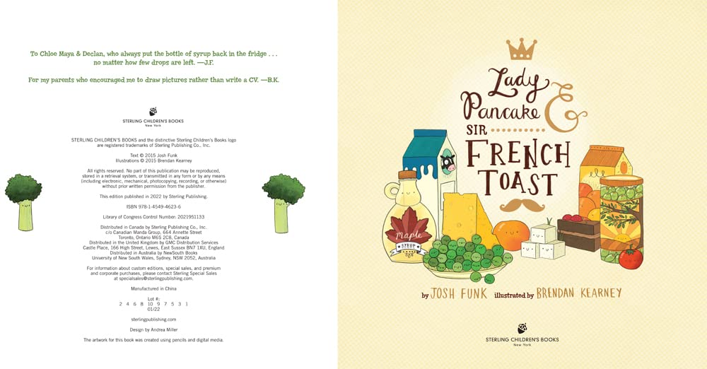 Lady Pancake & Sir French Toast - Fun Breakfast Book for Kids | Family Reading & Morning Routine