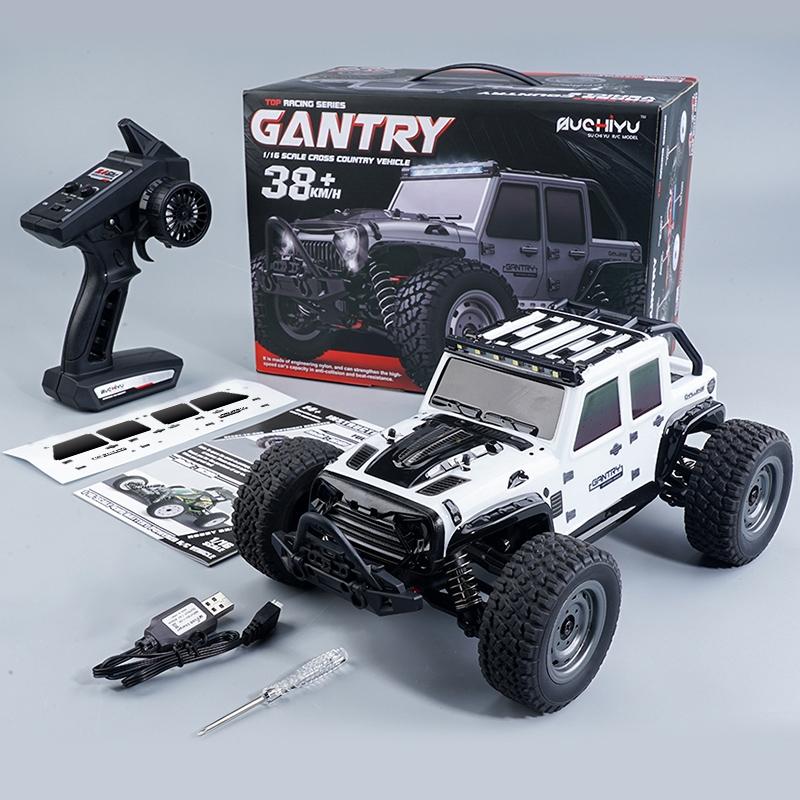 1/16 Scale 2.4GHz Electric 4WD Off-Road RC Car Toy - White | High-Speed Remote Control Racing Vehicle for Kids & Adults | Perfect for Backyard, Park & Indoor Racing