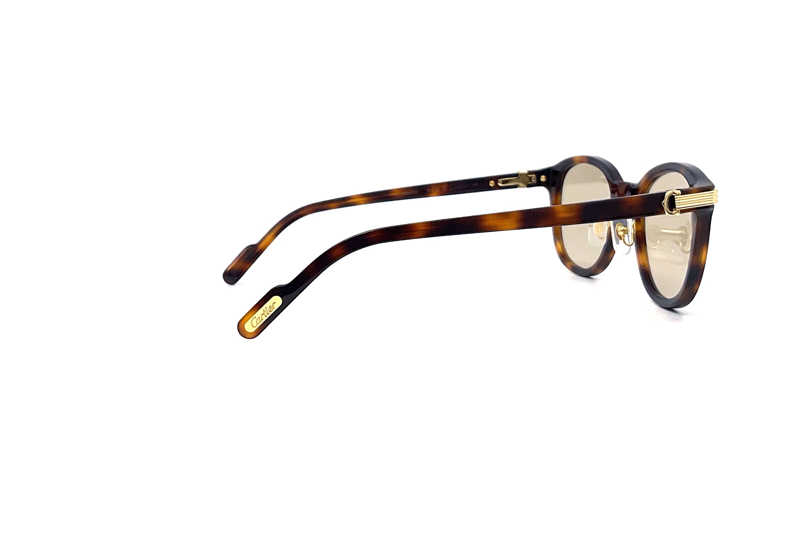 Cartier CT0302S Havana Sunglasses - Luxury Aviator Sunglasses for Men & Women - Perfect for Travel, Driving & Outdoor Activities
