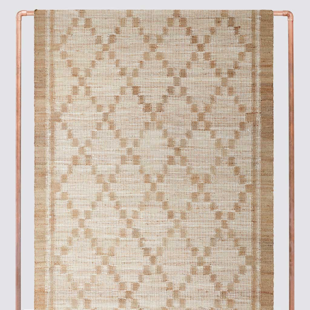 Jazba Handwoven Jute Area Rug - Natural Eco-Friendly Floor Mat for Living Room, Bedroom & Home Decor | Boho Chic Style