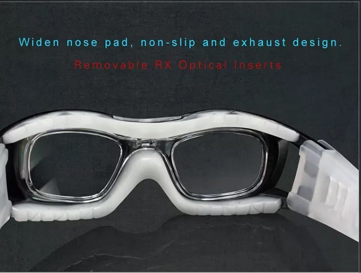 Prescription Sports Glasses for Adults - Anti Shock Protective Eyewear for Football, Cricket, Tennis & Squash | Perfect for Outdoor Sports & Active Lifestyles