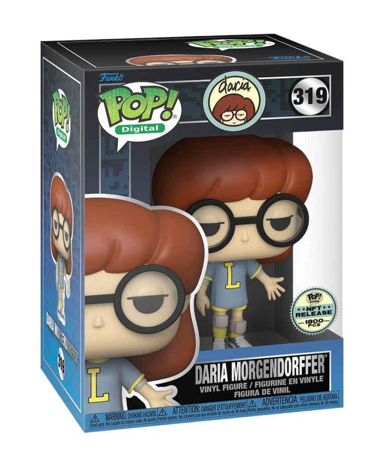 Daria Morgendorffer NFT Redemption 1800-Piece Funko Pop Collectible - Perfect for 90s Nostalgia Fans, Pop Culture Collectors & Home Decor