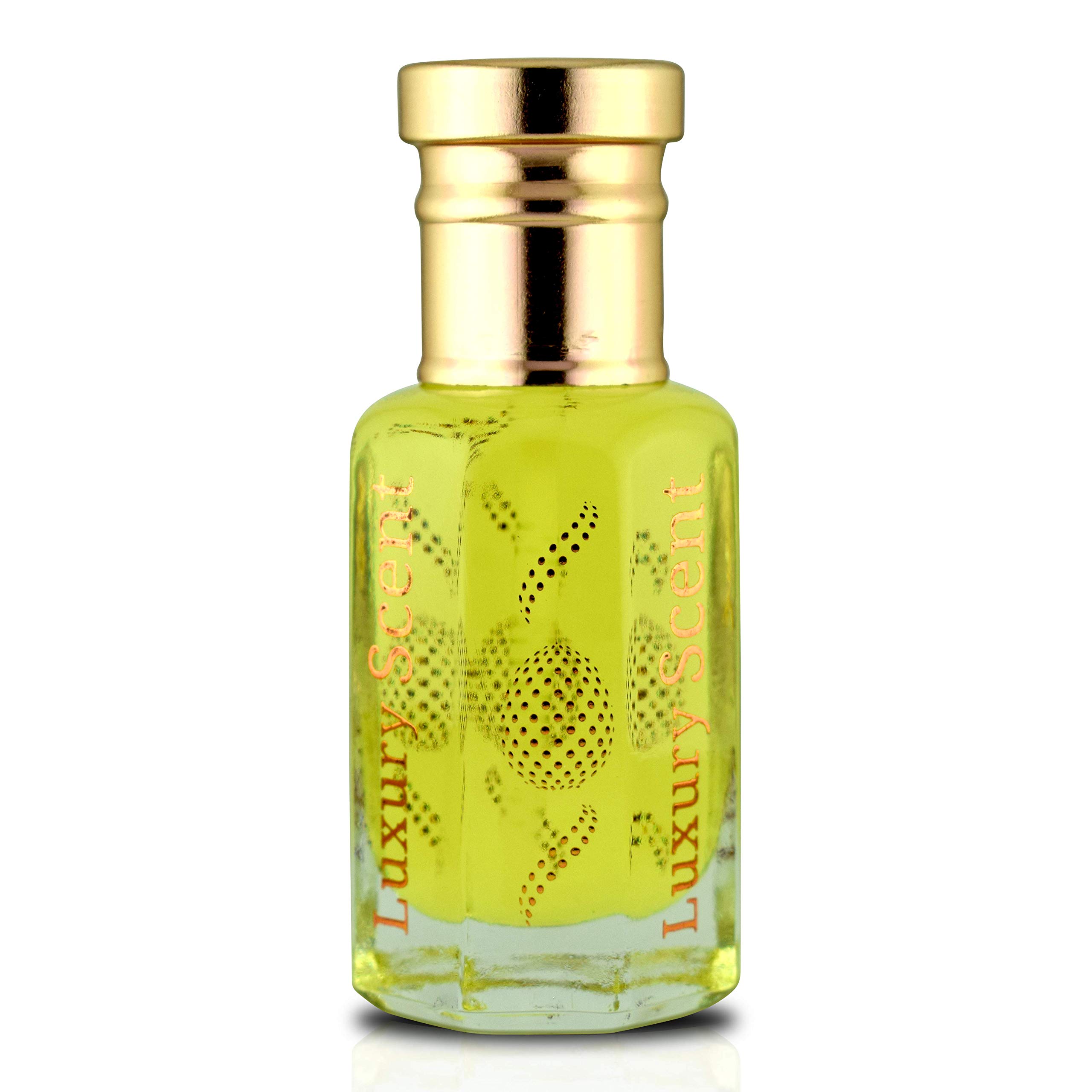 Premium Arabian Perfume Oil - Gold Fresh Floral Amber Scent | 6ml Roll-On Bottle | Long-Lasting Unisex Attar Fragrance | Luxury Body Oil for Women & Men | Perfect for Daily Wear, Special Occasions & Gift Giving