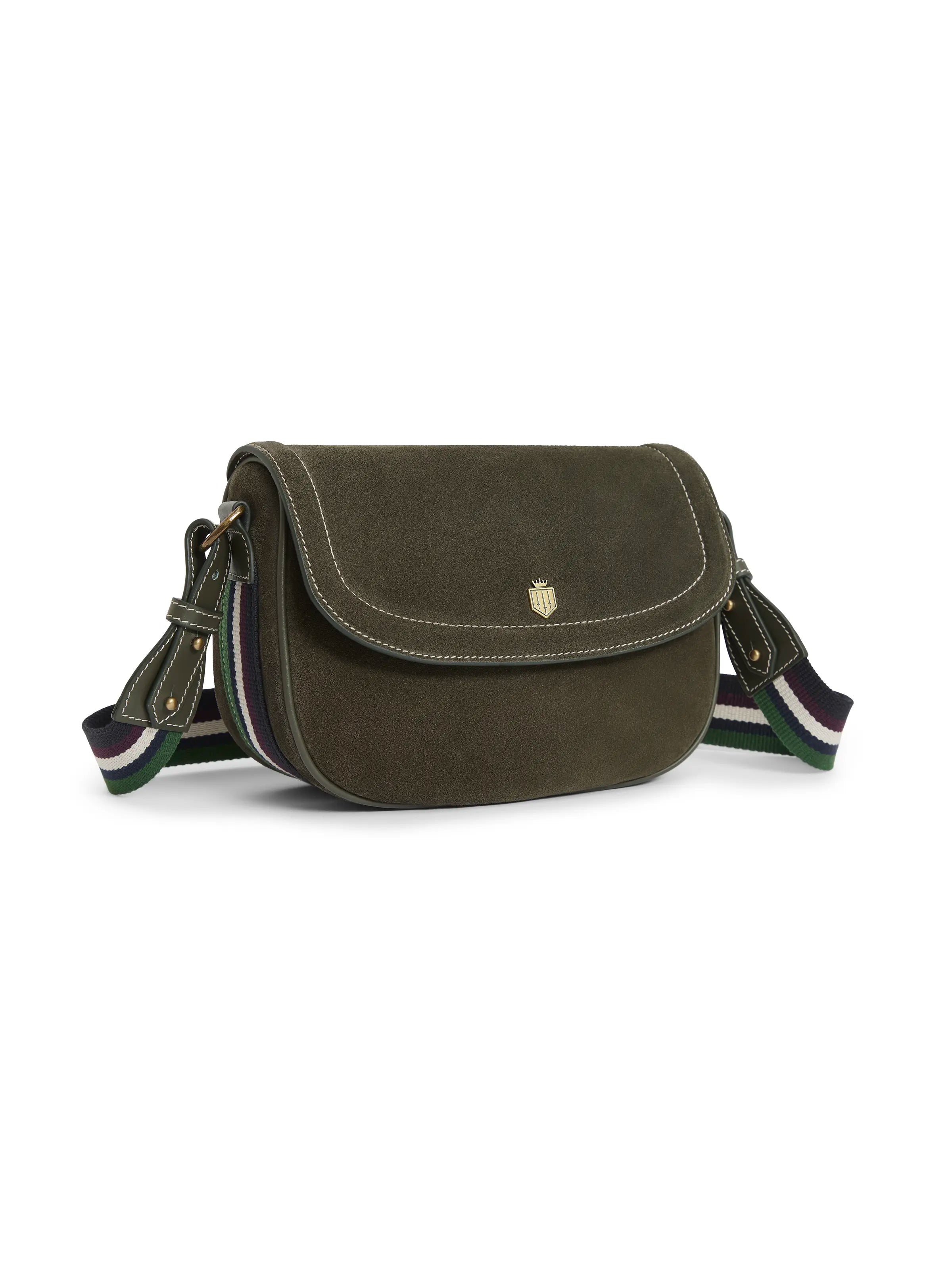 Premium Boston Bag in Moss Green Suede - Stylish Travel Duffel & Gym Bag for Men & Women | Perfect for Workouts, Travel & Weekend Getaways
