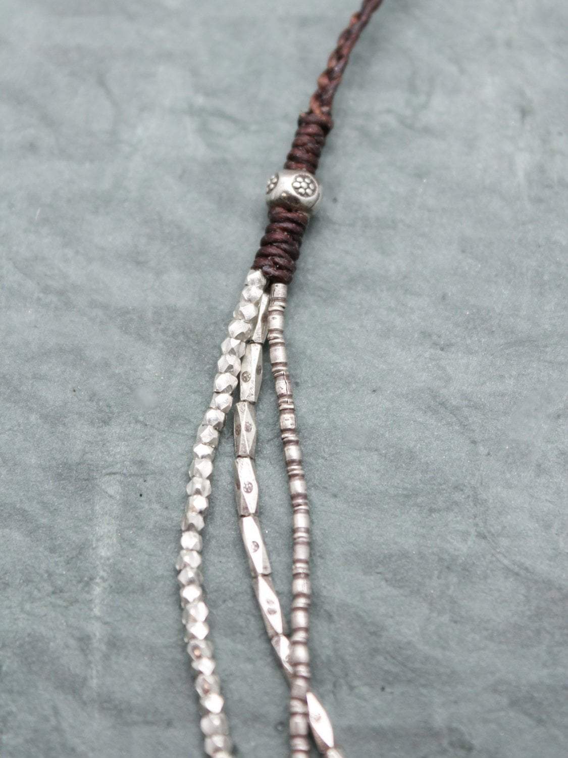 Authentic Hill Tribe Silver Strands Necklace – Handmade Tribal Jewelry for Women | Perfect for Boho Fashion, Festivals & Layering