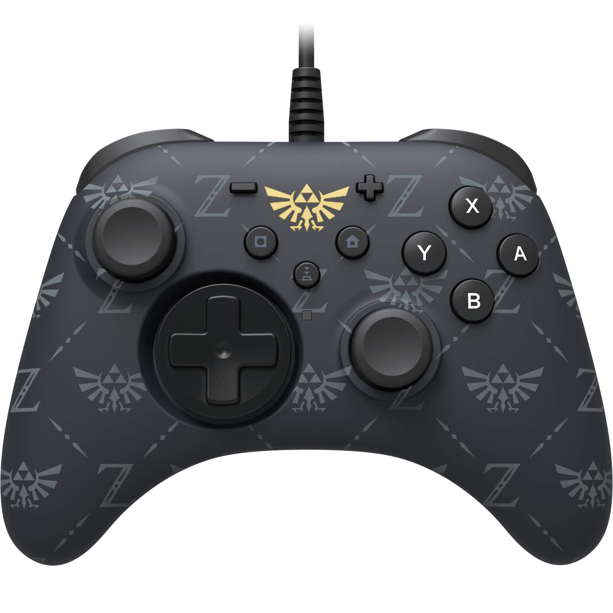 Hori Pad Pro Controller for Nintendo Switch - Officially Licensed Zelda Edition - Wireless Gamepad for Legend of Zelda Games - Perfect for Gaming at Home or On-the-Go