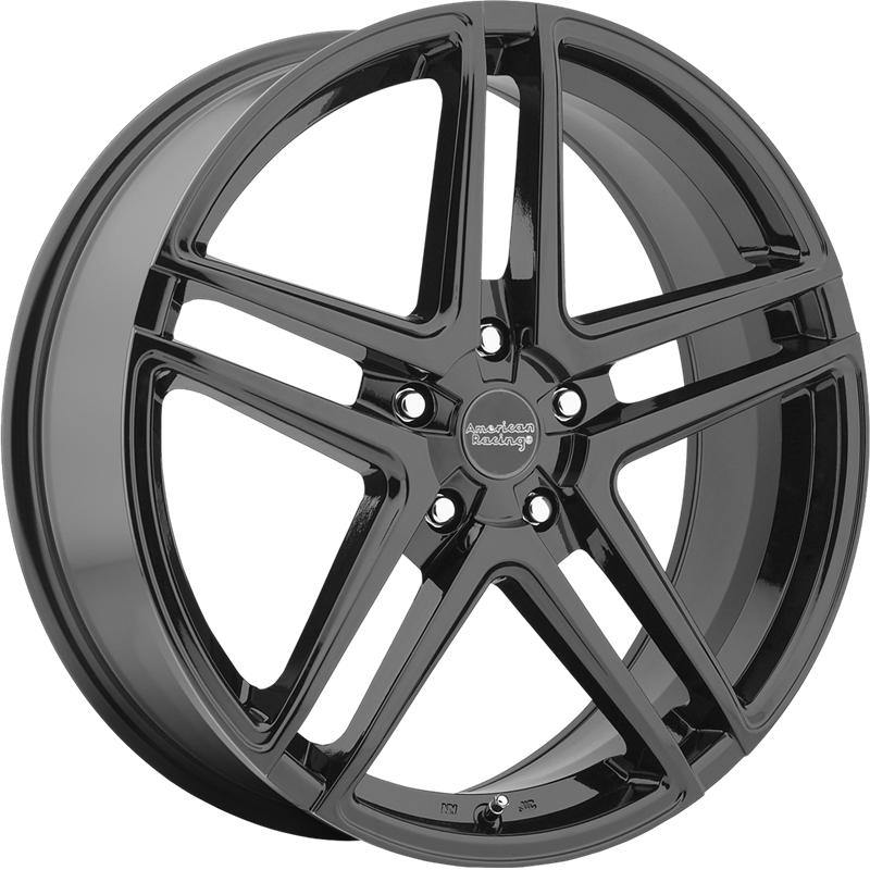 American Racing 17x7.5 AR907 Gloss Black Wheel +42mm Offset - High Performance Alloy Rims for Trucks, SUVs & Sports Cars - Perfect for Off-Roading, Street Racing & Custom Builds